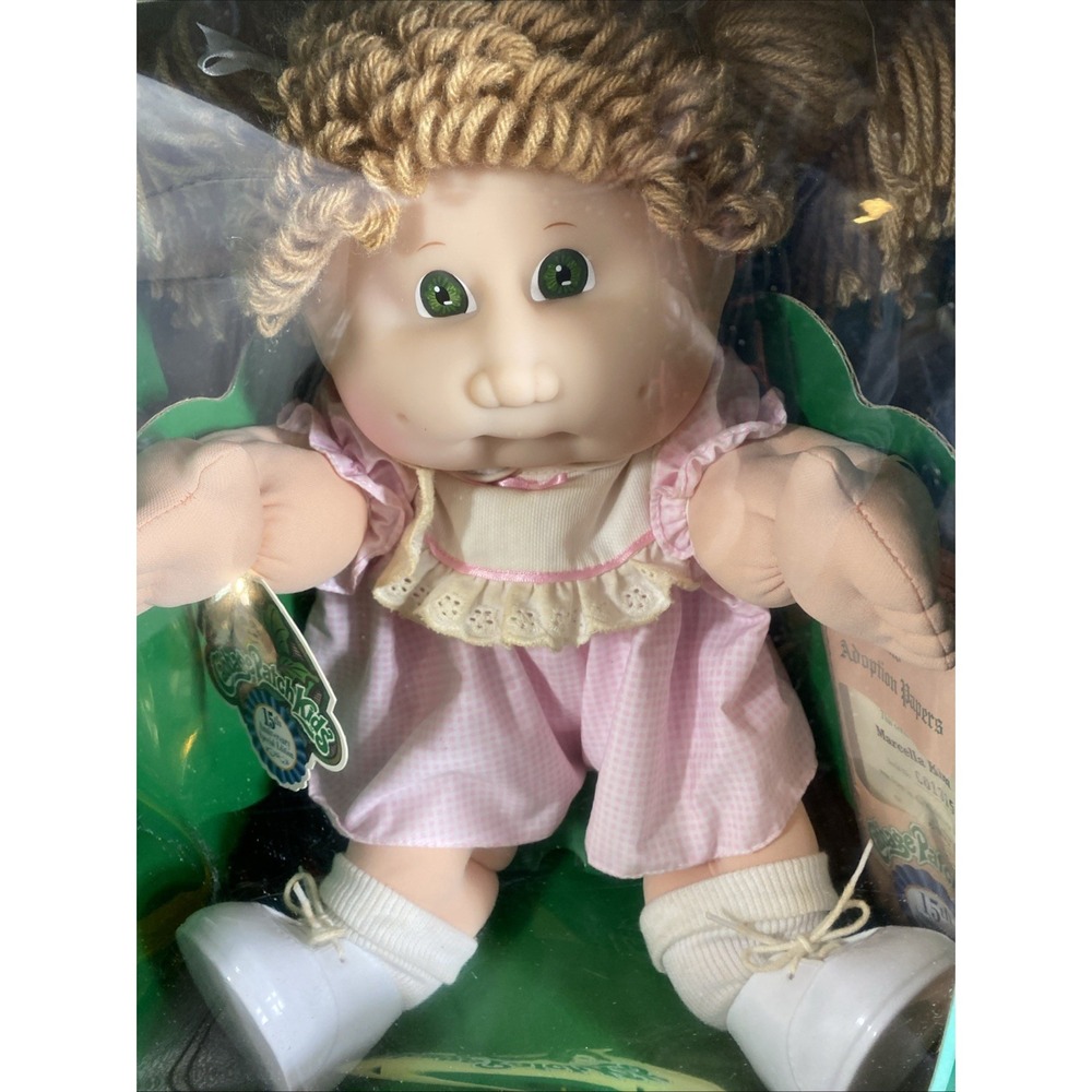 Mattel Cabbage Patch Kids Doll 15th Anniversary Edition Vtg Marcella Kim July 3 - Picture 5 of 16